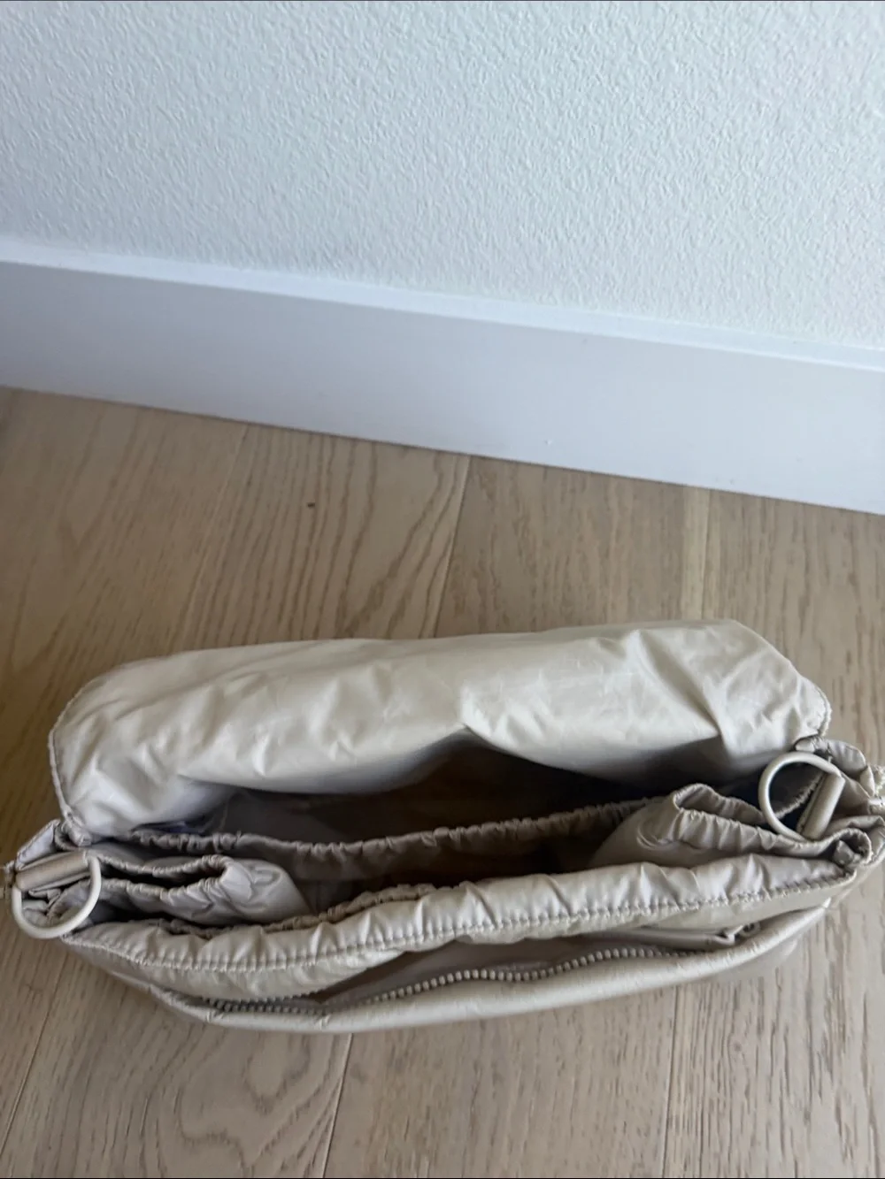 Calpak Convertible Stroller Caddy Crossbody in Oatmeal